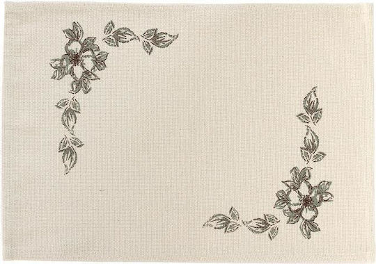 Palamaiki Set 2Stücke Ecru Tischdecken 35x50cm
