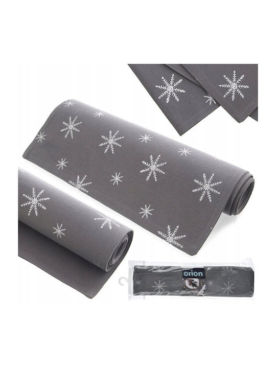 Orion Strom Cotton Runner Platek Gray 130x32cm