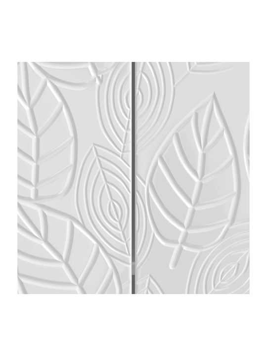Буфет Дървен Бял 89x34.5x80см