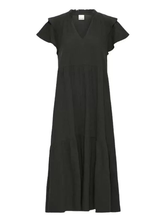 Καλοκαιρινό Midi Φόρεμα Black
