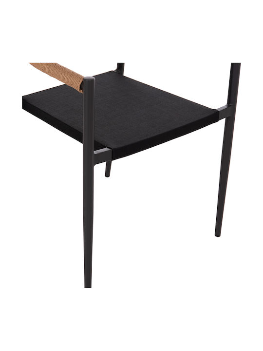 Garten- und Outdoor-Möbelsets Berg 7 Stück Dunkelgrau