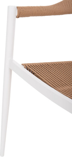 Outdoor Dining Set Gret 7 Pieces White