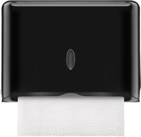 Dozator Prosoape de Hârtie Zola Montat pe Perete Carcasă Abs Fereastră Frontală 10 x 20,5 x 27 cm Negru