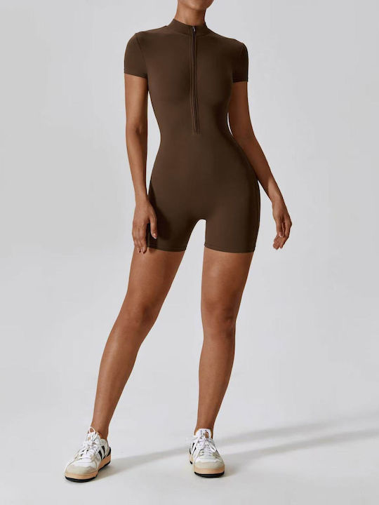 Women's One-piece Shorts Black Coffee