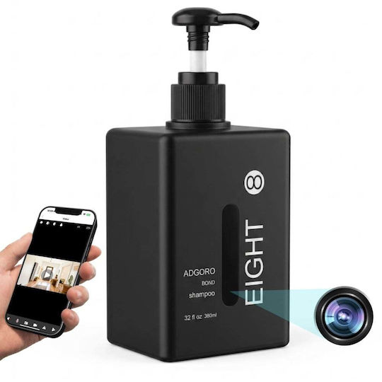 Spionagekamera WiFi 8MP mit Speicherkartensteckplatz