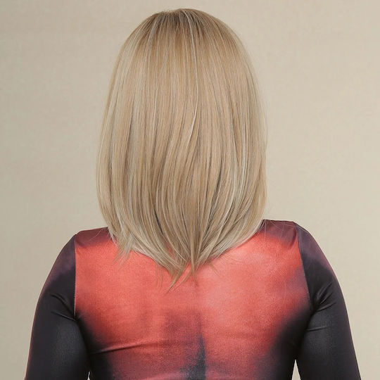 Animis Beauty Perucă cu Păr Sintetic în Nuanță Blondă 40cm