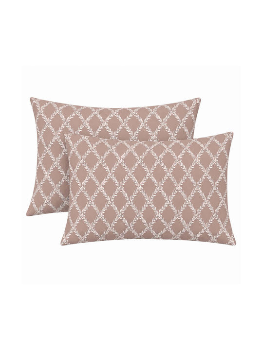 Astron Italy Emily Pillowcase Set Olive 52x72cm