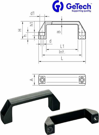 Getech Werkzeughalter Plastikschweißgriff L:151 B1MPP15114 1Stück