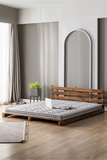 SteweHome Единичен Ортопедичен Матрак Двустранен Roll Pack 80x200x6cm с Пружини