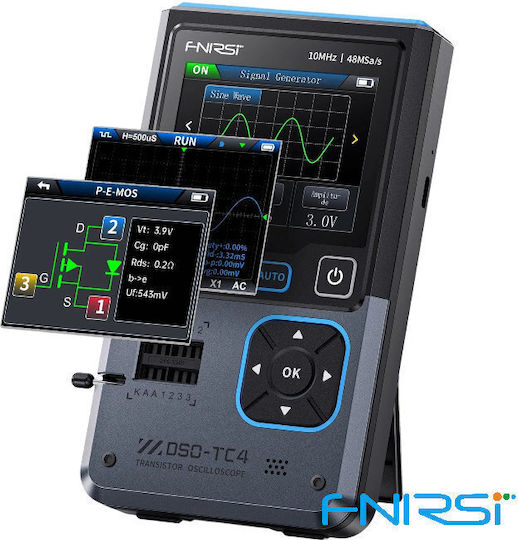 Fnirsi Heat Rate Monitor Hand Tool with Channels and 2.8" Screen