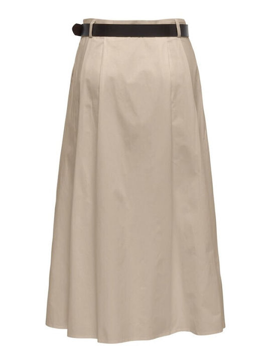Maxi Skirt Oxford Tan Beige