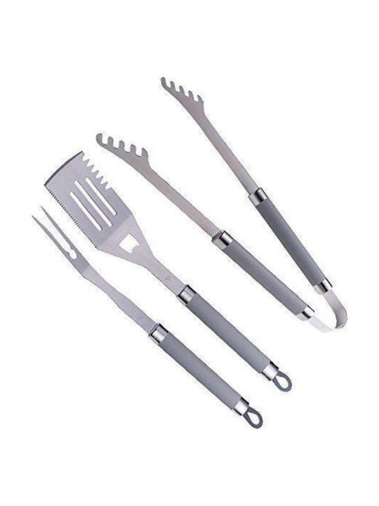 Master Grill & Party Set von 3 BBQ-Werkzeugen mit Zange und Spatel MG113