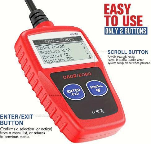 Autel Ms309 OBDII EOBD Scanner Ενισχυμένη Ανίχνευση Σφαλμάτων