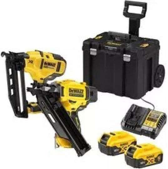 DEWALT DCK246P2 Set Stapler Brushless 18V with 2 Batteries 5Ah and Case
