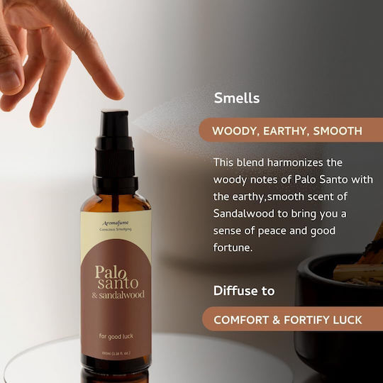 Parfum Spray Pentru Casă Palo Santo Lemn De Santal 100ml