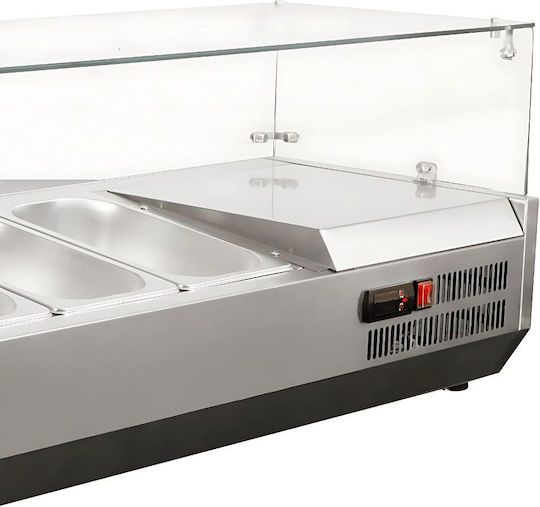 Dynamic Βιτρίνα Συντήρησης με Χωρητικότητα 52lt 130.5x39.5x43.5cm