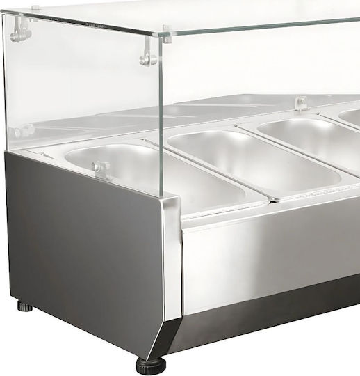 Dynamic Βιτρίνα Συντήρησης με Χωρητικότητα 52lt 130.5x39.5x43.5cm