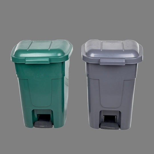 Klikareto Plastic Waste Bin E-4145 60lt Green