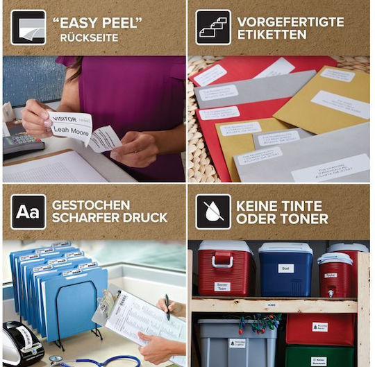Dymo Self-Adhesive Labels on Roll 24 Pieces