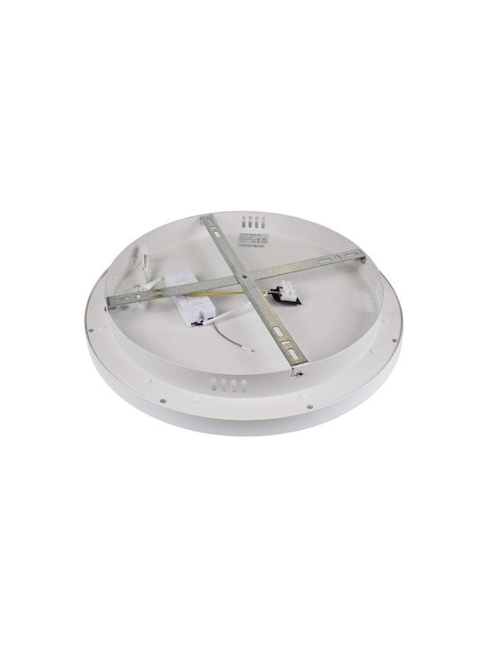 Πλαφονιέρα Οροφής Alexa-c Led 60w Cct 3290lm 230v Dim Φ40 Λευκο 5251