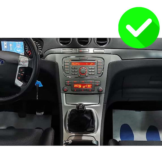 Carmedia Car Audio System for Ford S-Max 2006-2014 with Clima (Bluetooth/USB/WiFi/GPS/Apple-Carplay/Android-Auto) with Touch Screen 10.33"