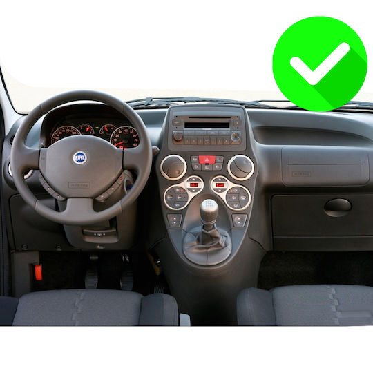 Carmedia Ηχοσύστημα Αυτοκινήτου για Fiat Panda 2003-2012 (Bluetooth/USB/AUX/WiFi/GPS/Apple-Carplay/Android-Auto) με Οθόνη Αφής 9.5"