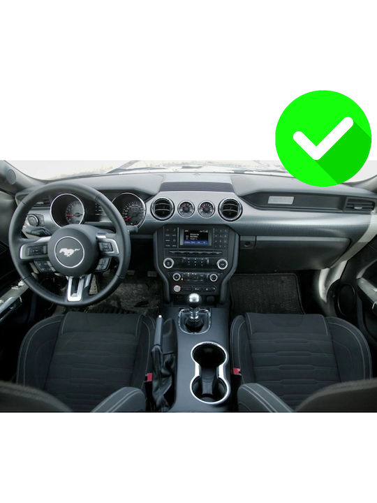 Carmedia Car Audio System for Ford Mustang 2015-2020 (Bluetooth/USB/WiFi/GPS/Apple-Carplay/Android-Auto) with Touch Screen 9"