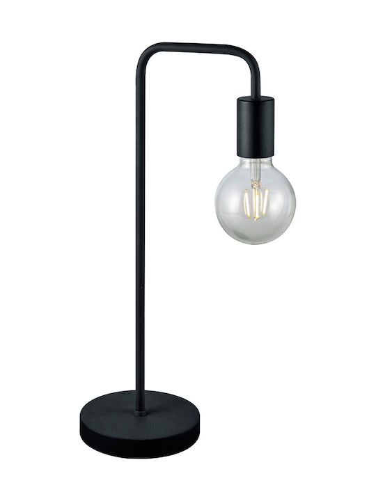 Trio Lighting Diallo Μεταλλικό Πορτατίφ για Ντουί E27 με Μαύρη Βάση