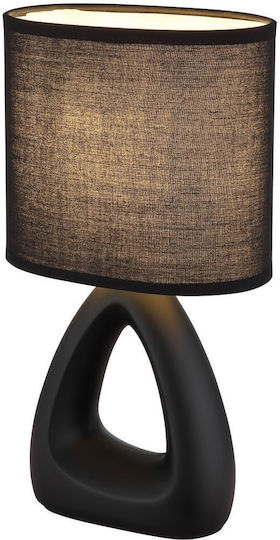 Globo Lighting Πλαστικό Πορτατίφ για Ντουί E14 με Μαύρο Καπέλο και Βάση