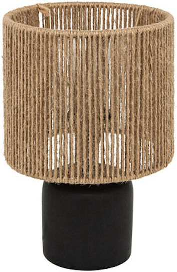 Keramik Tischlampe LED mit Schwarz Schirm und Basis Keramik Tischlampe LED mit Schwarz Schirm und Basis