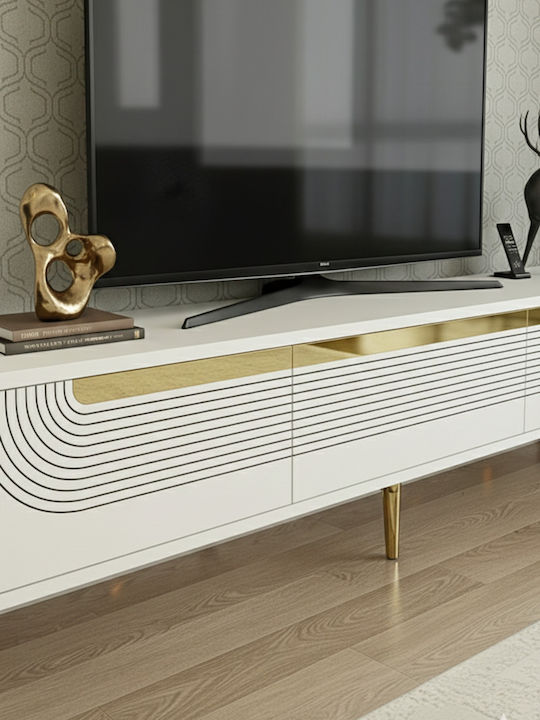 TV Stand Synthetic Wood M180xD30xH41cm SteweHome
