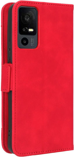 Книга Закалено стъкло Червен (TCL 40 NXTPAPER 5G)