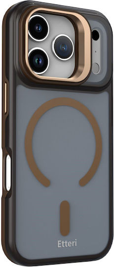 Etteri Back Cover Σιλικόνης Καφέ (iPhone 17 Pro Max)