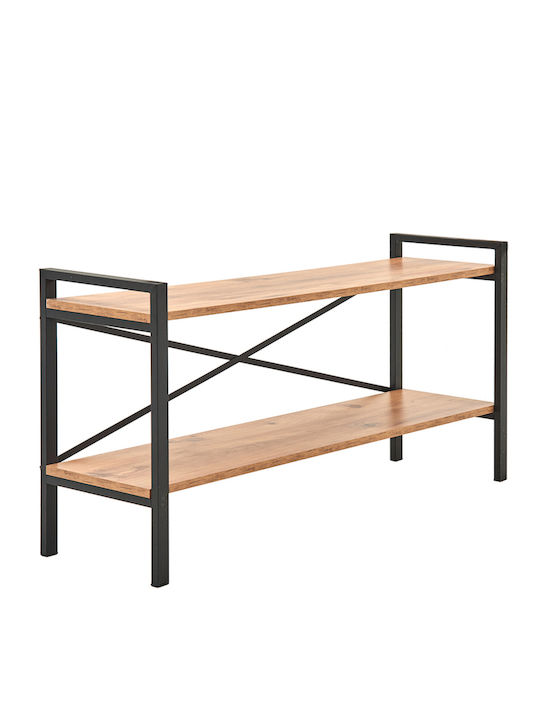 Metal Multicolour TV Stand L120xD34xH60cm