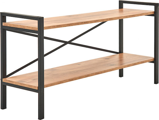 Metal Multicolour TV Stand L120xD34xH60cm