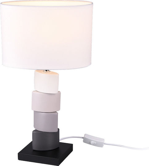Trio Lighting Kano Πορτατίφ με Λευκό Καπέλο και Πολύχρωμη Βάση
