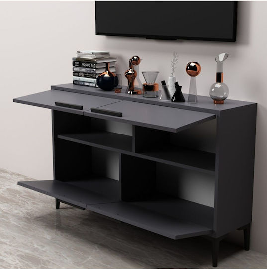 SteweHome TV-Ständer Grau M57.6xT30xH75cm