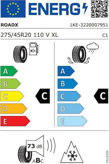 RoadX Wu01 275/45R20 110V XL Winter Car Tyre