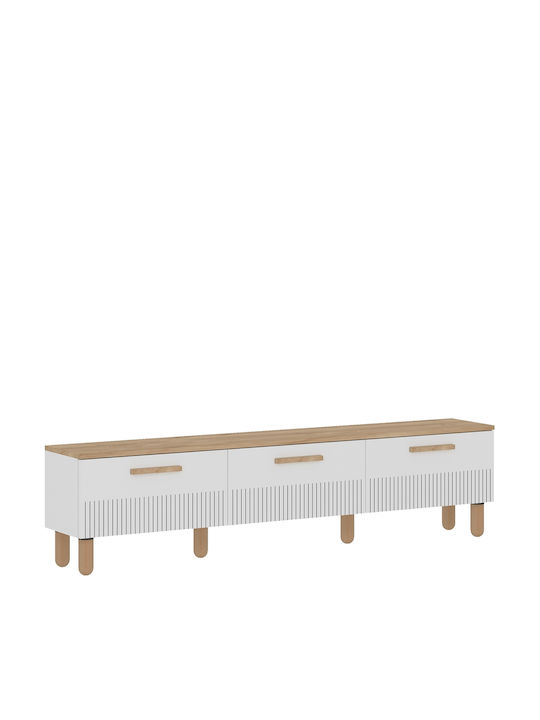 Έπιπλο Τηλεόρασης Πολύχρωμο Μ180xΠ30xΥ43cm