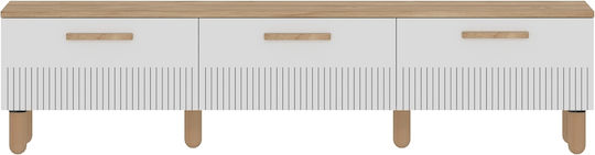 Έπιπλο Τηλεόρασης Πολύχρωμο Μ180xΠ30xΥ43cm