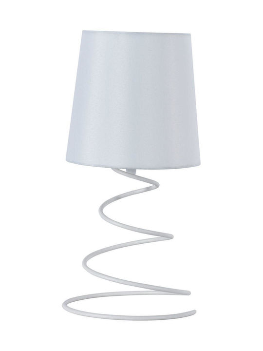 ARlight TLC 6002 WH Lampă de masă pentru Soclu E14 cu Abajur Alb și Bază