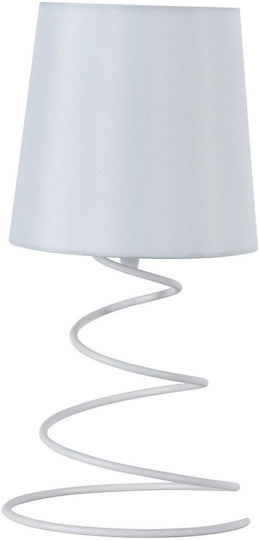 ARlight TLC 6002 WH Πορτατίφ για Ντουί E14 με Λευκό Καπέλο και Βάση