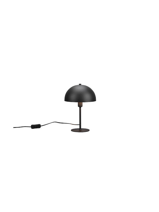Trio Lighting Metal Table Lamp for Socket E27 with Black Shade and Base