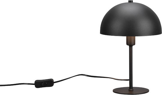 Trio Lighting Μεταλλικό Πορτατίφ για Ντουί E27 με Μαύρο Καπέλο και Βάση