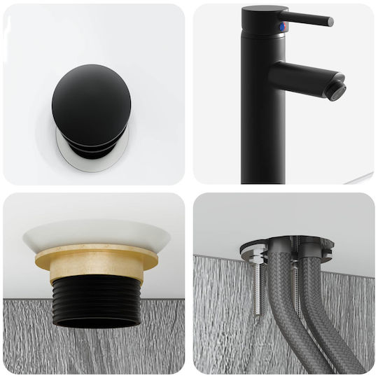 vidaXL Плот с Мивка М40xШ41xВ39см Сив