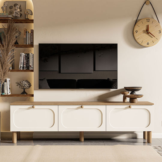 SteweHome TV-Ständer Gelb M180xT35xH50cm