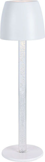 V-TAC Plastic Lampă de masă LED cu Abajur Alb și Bază
