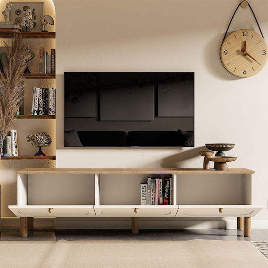 SteweHome TV-Ständer Gelb M180xT35xH50cm