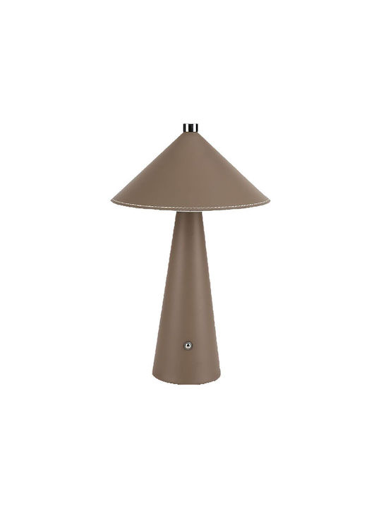 V-TAC Metal Lampă de masă LED cu Abajur Maro și Bază