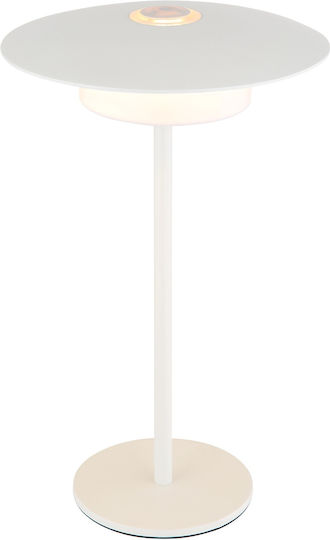 Globo Lighting Πορτατίφ LED με Λευκό Καπέλο και Βάση